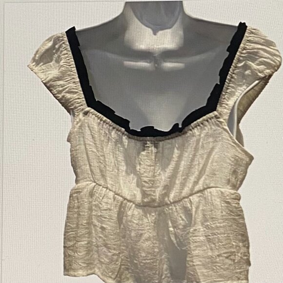 PACSUN BEVERLY AND BECK MAE WHITE TOP NWOT - Picture 6 of 6